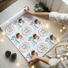 Personalised Wrapping Paper New Baby Boy Blue Hello Photo Custom Gift Wrap