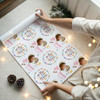 Personalised Wrapping Paper New Baby Girl Pink Hello Heart Photo Gift Wrap