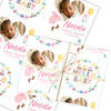 Personalised Wrapping Paper New Baby Girl Pink Hello Photo Custom Gift Wrap