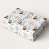 Personalised Wrapping Paper New Baby Blue Boy Hello Baby Heart Photo Gift Wrap