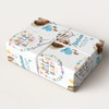 Personalised Wrapping Paper New Baby Blue Hello Baby Boy Photo Custom Gift Wrap
