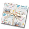 Personalised Wrapping Paper New Baby Blue Hello Heart Photo Baby Boy Gift Wrap