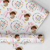 Personalised Wrapping Paper New Baby Pink Hello Baby Girl Photo Custom Gift Wrap
