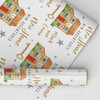 Personalised Wrapping Paper New Home House Key Star Custom Gift Wrap