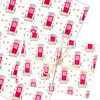 Personalised Wrapping Paper New Home Red Door Custom Gift Wrap
