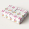 Personalised Wrapping Paper Thank You Floral Custom Gift Wrap