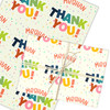 Personalised Wrapping Paper Thank You Colourful Custom Gift Wrap