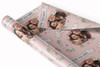 Personalised Wrapping Paper Thank You Photo Pink Flowers Custom Gift Wrap