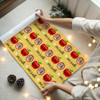 Personalised Wrapping Paper Thank You Teacher Photo Very Best Red Apple Yellow