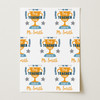 Personalised Wrapping Paper Thank You Teacher Trophy Custom Gift Wrap