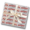Personalised Wrapping Paper Valentine's Day Cute Teddy Bear Couple Gift Wrap