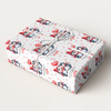 Personalised Wrapping Paper Valentine's Day Wife Cute Penguin Custom Gift Wrap
