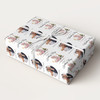 Personalised Wrapping Paper Wedding Day Pink Floral Cake Round Photo Gift Wrap