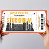 Going To Stockholm Skyline Pass Personalised Gift Voucher Surprise Trip Ticket