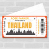 Going To Thailand Skyline Personalised Gift Voucher Surprise Trip Holiday Ticket