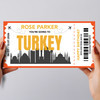 Going To Turkey Skyline Personalised Gift Voucher Surprise Trip Holiday Ticket