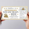 Steam Train Ride East Somerset Personalised Gift Voucher Surprise Ticket