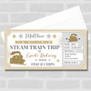 Steam Train Trip Gwili Railway Personalised Gift Voucher Surprise Ticket