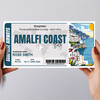 Trip To Amalfi Coast Pass Personalised Gift Voucher Surprise Trip Holiday Ticket