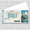 Trip To Bali Sea Pass Personalised Gift Voucher Surprise Trip Holiday Ticket
