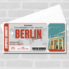 Trip To Berlin Pass Personalised Gift Voucher Surprise Trip Holiday Ticket