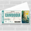 Trip To Cambodia Pass Personalised Gift Voucher Surprise Trip Holiday Ticket