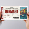 Trip To Denmark Pass Personalised Gift Voucher Surprise Trip Holiday Ticket
