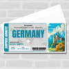 Trip To Germany Pass Personalised Gift Voucher Surprise Trip Holiday Ticket