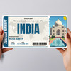 Trip To India Pass Personalised Gift Voucher Surprise Trip Holiday Ticket