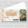 Trip To Israel Pass Personalised Gift Voucher Surprise Trip Holiday Ticket