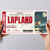 Trip To Lapland Finland Personalised Gift Voucher Surprise Trip Holiday Ticket