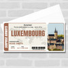 Trip To Luxembourg Pass Personalised Gift Voucher Surprise Trip Holiday Ticket