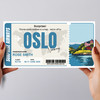 Trip To Norway Oslo Pass Personalised Gift Voucher Surprise Trip Holiday Ticket