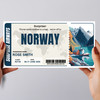Trip To Norway Pass Personalised Gift Voucher Surprise Trip Holiday Ticket