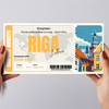 Trip To Riga Latvia Pass Personalised Gift Voucher Surprise Trip Holiday Ticket