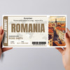 Trip To Romania Pass Personalised Gift Voucher Surprise Trip Holiday Ticket
