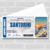 Trip To Santorini Pass Personalised Gift Voucher Surprise Trip Holiday Ticket