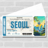 Trip To Seoul South Korea Personalised Gift Voucher Surprise Trip Holiday Ticket