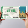 Trip To Vienna Austria Personalised Gift Voucher Surprise Trip Holiday Ticket