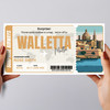 Trip To Walletta Malta Personalised Gift Voucher Surprise Trip Holiday Ticket