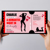 A Romantic Night In Female Personalised Surprise Ticket Gift Voucher