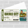 Quebec City Canada Pass Personalised Gift Voucher Surprise Trip Holiday Ticket