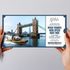 River Thames High Speed Boat Ride Personalised Surprise Ticket Gift Voucher