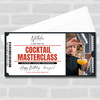 Cocktail Masterclass Personalised Surprise Ticket Gift Voucher