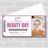 Beauty Day Spa Treatment Personalised Surprise Ticket Gift Voucher
