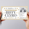 Biffy Clyro Concert Stars Gold Personalised Surprise Ticket Gift Voucher