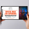Crystal Maze Live Experience Personalised Surprise Ticket Gift Voucher