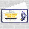 Drayton Manor Theme Park Personalised Surprise Ticket Gift Voucher