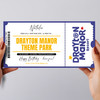 Drayton Manor Theme Park Personalised Surprise Ticket Gift Voucher
