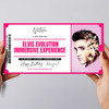 Elvis Evolution Immersive Experience Personalised Surprise Ticket Gift Voucher